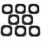 Dritz® Home Matte Black 1.562" Square Curtain Grommets, 8ct.